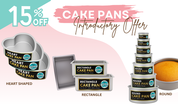 15% Off Cake Pans Introductory Offer