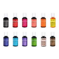 ** 12 CLR SetA Liqua-Gel Kit Chefmaster