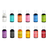 ** 12 CLR SetB Liqua-Gel Kit Chefmaster