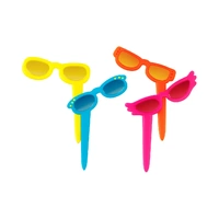 Sunnies Cupcake Picks - 9 Pieces - Assorted Colours