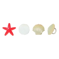 Sea Shell Cupcake Rings - 6Pcs