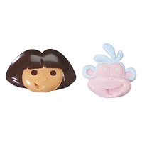 Dora And Monkey Cupcake Rings 