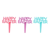 Happy Easter Cupcake Pick - 6 Pce