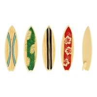 Surfboard Layons Cupcake Picks -8Pieces