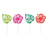 Tropical Assortment Cupcake Picks 12 Pc