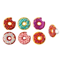 Yummy Donut Cupcake Rings - 6 Pieces