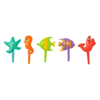 Sealife Friends Cupcake Picks - 10Pieces
