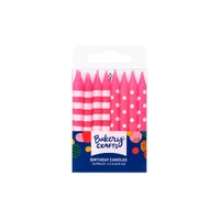 Pink Stripes And Dots Specialty Candles Bakery Crafts 