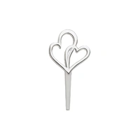 Double Heart Cupcake Picks