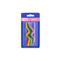 Swirl Shaped Candles Bakery Crafts 