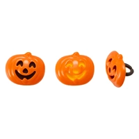 Stacked Pumpkin Cupcake Rings 12Pce