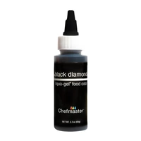 ** 2.3oz 65ml Black Diamond Liqua-Gel Food Colouring Chefmaster