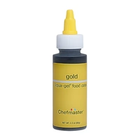 ** 2.3oz 65ml Gold Liqua-Gel Food Colouring Chefmaster