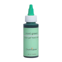 ** 2.3oz 65ml Mint Green Liqua-Gel Food Colouring Chefmaster