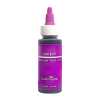 ** 2.3oz 65ml Purple Liqua-Gel Food Colouring Chefmaster