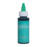 ** 2.3oz 65ml Turquoise Liqua-Gel Food Colouring Chefmaster