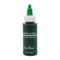 ** 2.3oz 65ml Forest Green Liqua-Gel Food Colouring Chefmaster