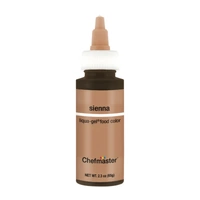 ** 2.3oz 65ml Sienna Liqua-Gel Food Colouring Chefmaster