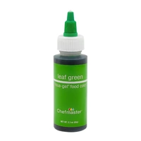 ** 2.3oz 65ml Leaf Green Liqua-Gel Food Colouring Chefmaster
