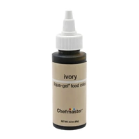 ** 2.3oz 65ml Ivory Liqua-Gel Food Colouring Chefmaster