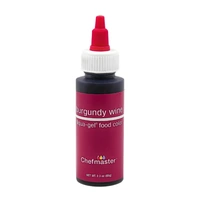** 2.3oz 65ml Burgundy Wine Liqua-Gel Food Colouring Chefmaster