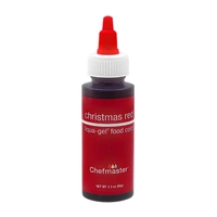 ** 2.3oz 65ml X-mas Red Liqua-Gel Food Colouring Chefmaster