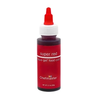 ** 2.3oz 65ml Super Red Liqua-Gel Food Colouring Chefmaster