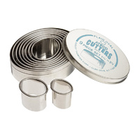 Plain Oval Cutter Set - 9 Pieces - Ateco Stainless Steel