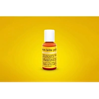 ** 20ml Neon Brite Yellow Liqua-Gel Food Colouring Chefmaster