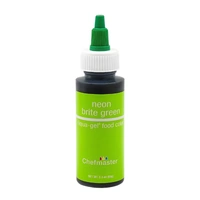 ** 2.3oz 65ml Neon Brite Green Liqua-Gel Food Colouring Chefmaster