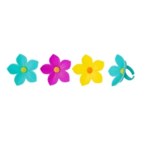 Spring Flowers Cupcake Rings 12Pce