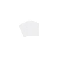White 4 X 4  Large Foil For Wrapping Chocolates - 10 Sheets