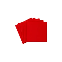 Red 6 X 6  Large Foil For Wrapping Chocolates - 10 Sheets