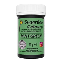 ** Mint Green - Sugarflair Spectral Paste 25G - Fondant And Buttercream Colour