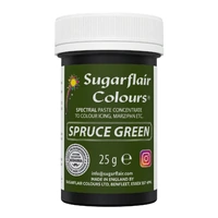 ** Spruce Green - Sugarflair Spectral Paste 25G - Fondant And Buttercream Colour