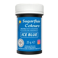 ** Ice Blue - Sugarflair Spectral Paste 25G - Fondant And Buttercream Colour