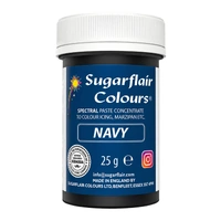 ** Navy Blue - Sugarflair Spectral Paste 25G - Fondant And Buttercream Colour