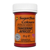 ** Tangerine Apricot-Sugarflair Spectral Paste 25G-Fondant Buttercream Color
