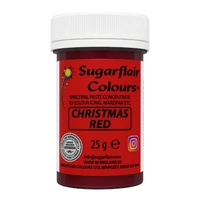 ** Christmas Red - Sugarflair Spectral Paste 25G - Fondant And Buttercream Colour