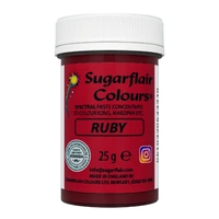 ** Ruby - Sugarflair Spectral Paste 25G - Fondant And Buttercream Colour