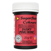 ** Dusky Pink - Sugarflair Spectral Paste 25G - Fondant And Buttercream Colour