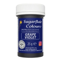 ** Grape Violet - Sugarflair Spectral Paste 25G - Fondant And Buttercream Colour