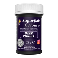 ** Deep Purple - Sugarflair Spectral Paste 25G - Fondant And Buttercream Colour