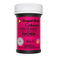 ** Fuchsia - Sugarflair Spectral Paste 25G - Fondant And Buttercream Colour