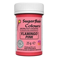 ** Flamingo Pink - Sugarflair Spectral Paste 25G - Fondant And Buttercream Colour