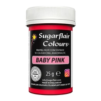 ** Baby Pink Sugarflair Pastel Paste 25G - Food Colour