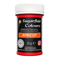 ** Apricot Sugarflair Pastel Paste 25G - Food Colour