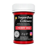 ** Cherry Red Sugarflair Pastel Paste 25G - Food Colour