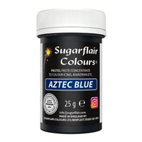 ** Aztec Blue Sugarflair Pastel Paste 25G -Food Colour