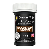 ** Woodland Brown Sugarflair Pastel Paste 25G - Food Colour